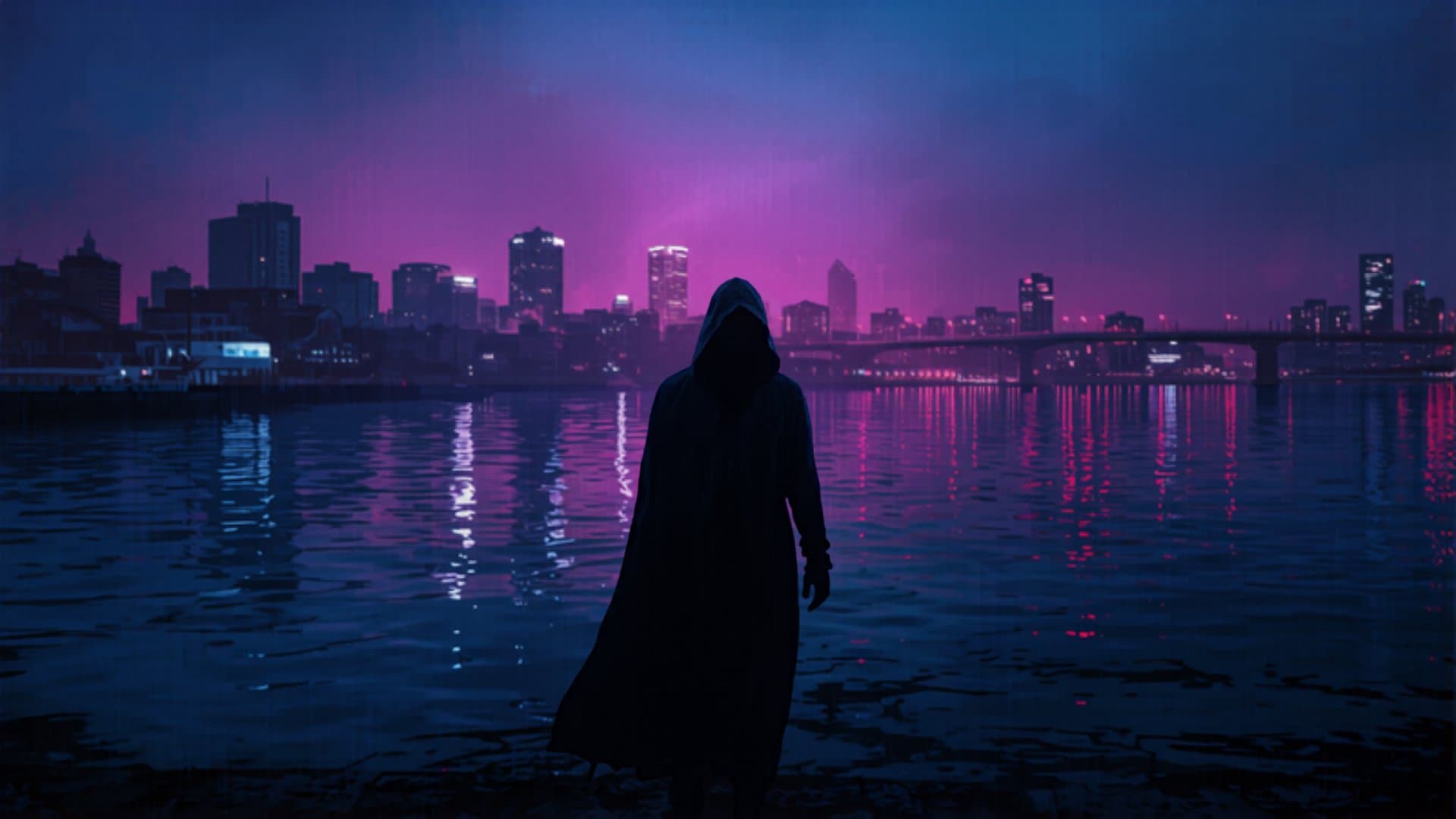 Portland Oregon waterfront and Willamette River at dusk, representing generative engine optimization services